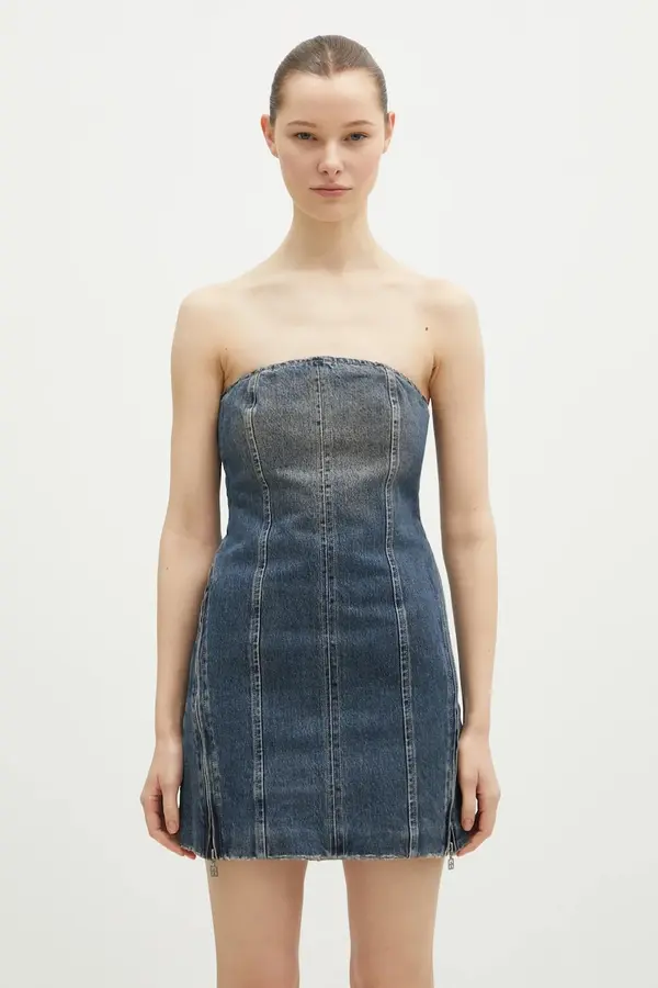 KSUBI Jeans obleka KSUBI Avenue Dress Sandstorm