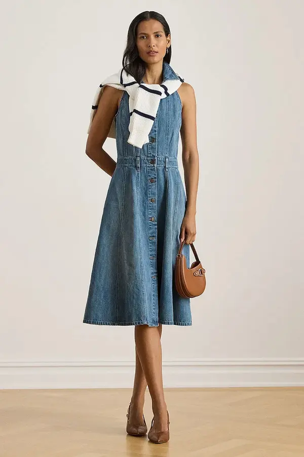 Lauren Ralph Lauren Jeans obleka Lauren Ralph Lauren