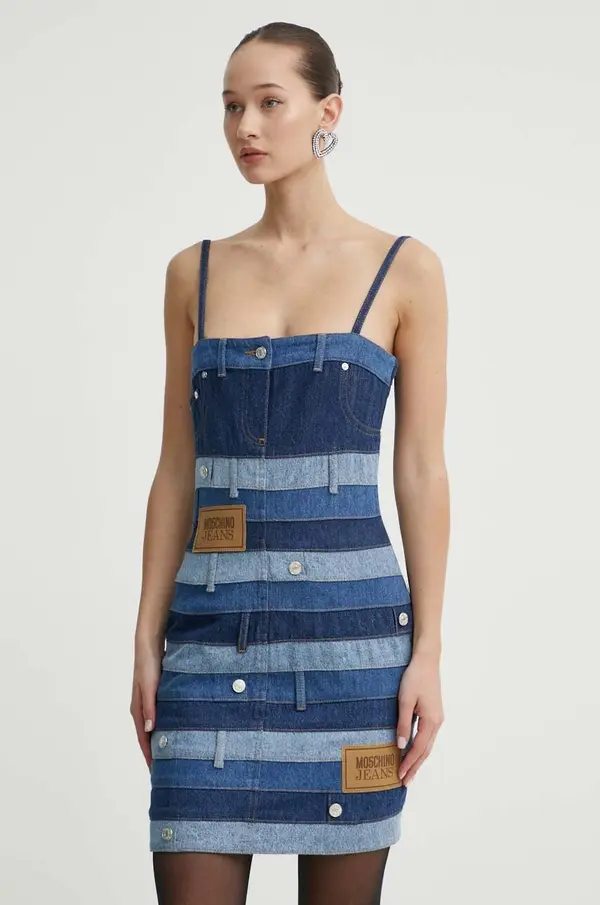 Moschino Jeans Jeans obleka Moschino Jeans