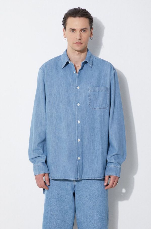 A.P.C. Jeans srajca A.P.C. chemise math moška, COGXX-H12584