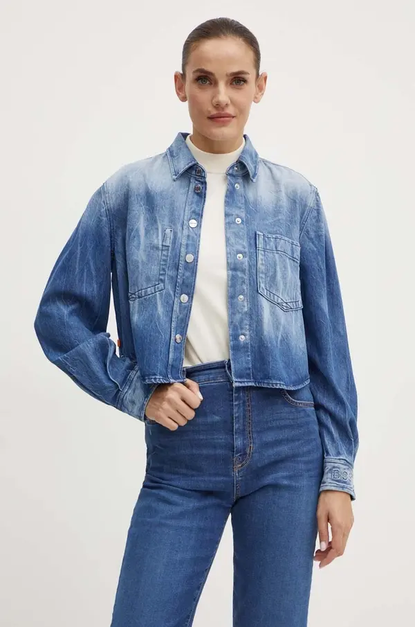 BOSS Orange Jeans srajca Boss Orange