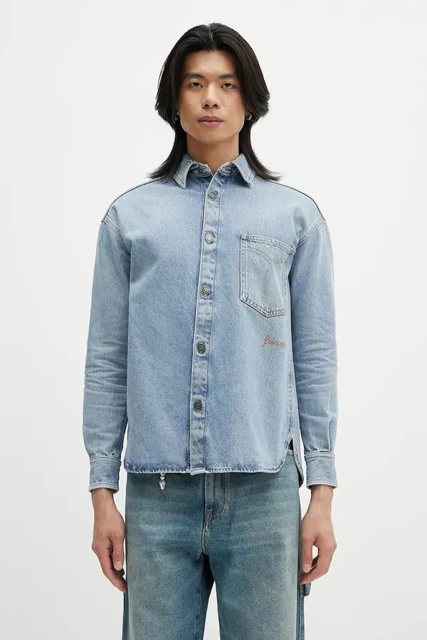 Fiorucci Jeans srajca Fiorucci Open Back Embroidered Denim