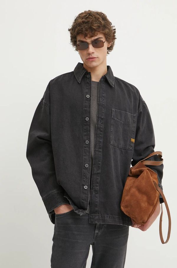 G-Star Raw Jeans srajca G-Star Raw moška, črna barva, D23007-D772