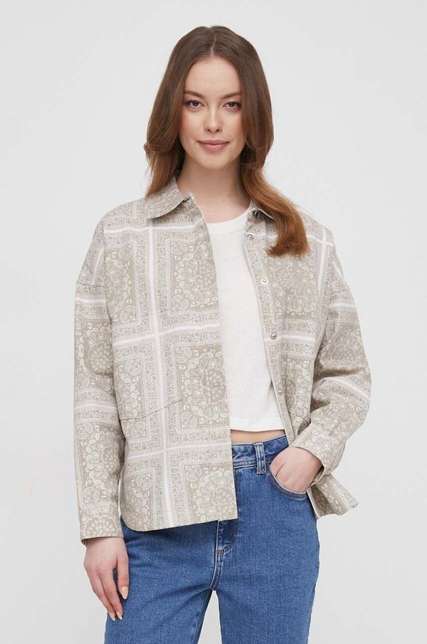 Mos Mosh Jeans srajca Mos Mosh ženska, zelena barva