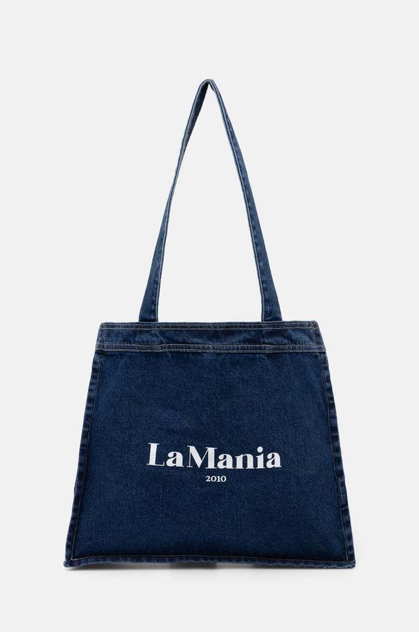 La Mania Jeans torba La Mania mornarsko modra barva, DARLING