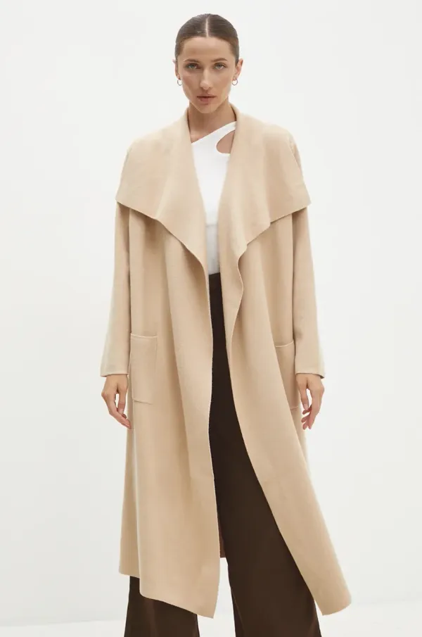 Answear Lab Jopica Answear Lab ženski, rjava barva