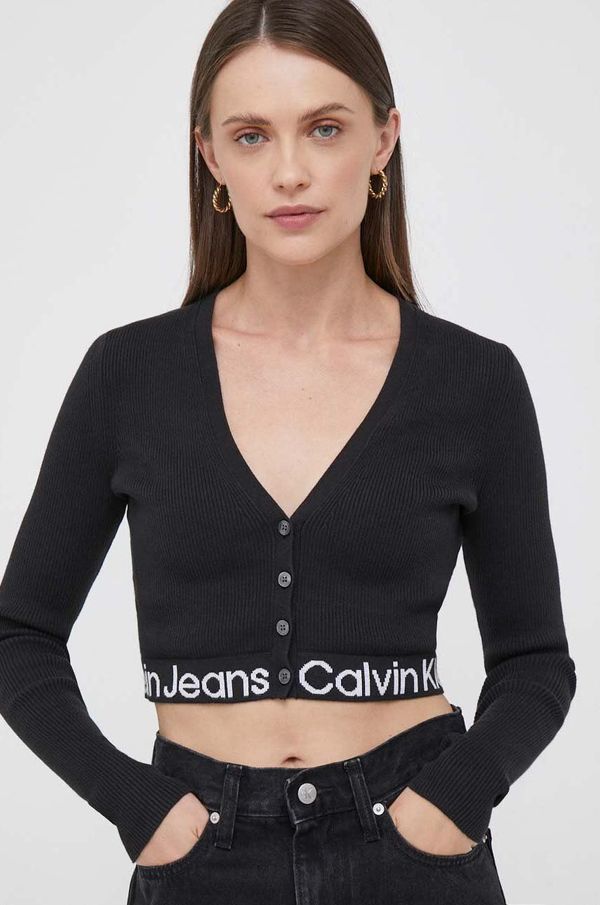 Calvin Klein Jeans Jopica Calvin Klein Jeans ženski, črna barva