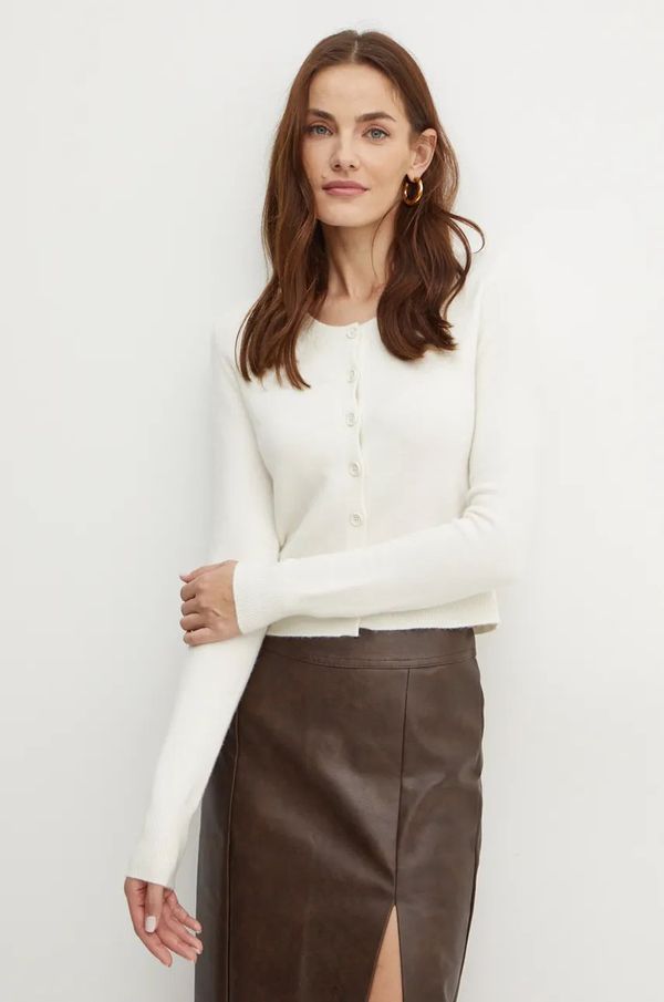 Pinko Jopica iz kašmirja Pinko bež barva, 103982 A22C