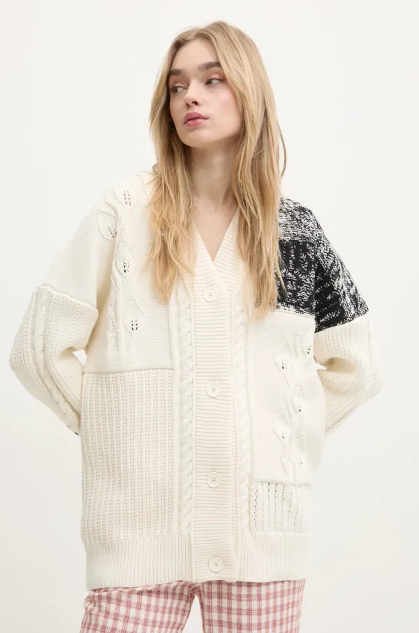 Moschino Jeans Jopica Moschino Jeans ženska, bež barva, 0680 3209