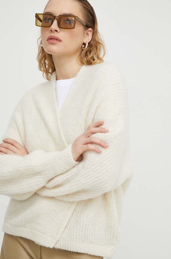 American Vintage Jopica s primesjo volne American Vintage bež barva