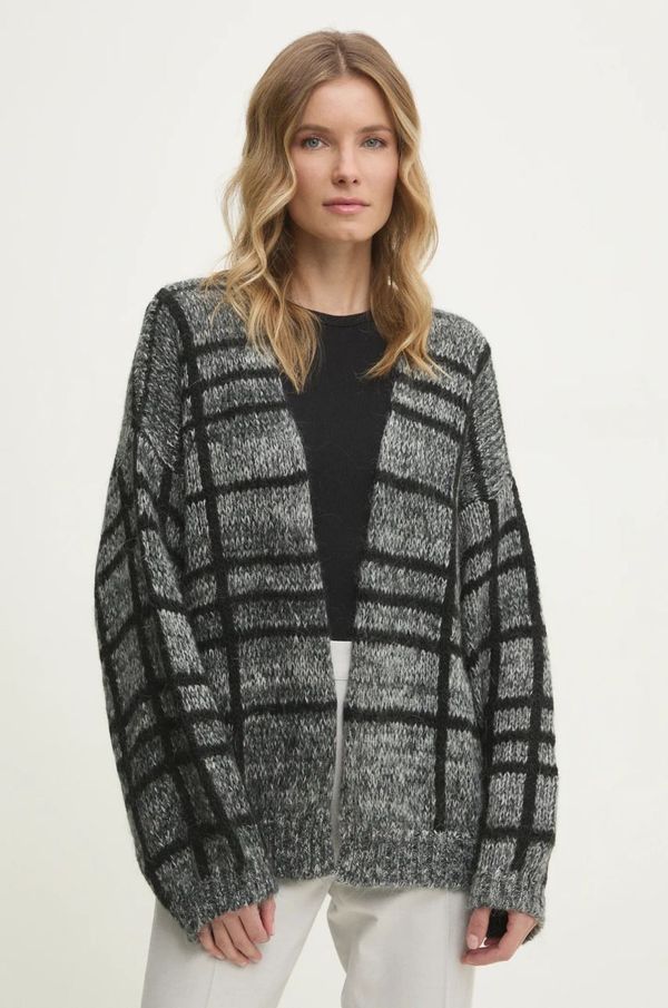 Answear Lab Jopica s primesjo volne Answear Lab siva barva