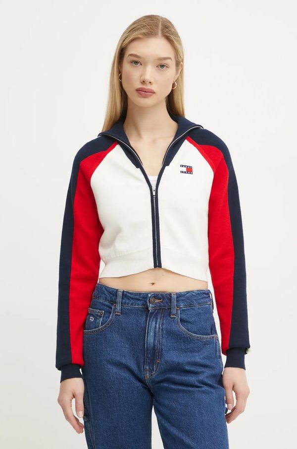 Tommy Jeans Jopica s primesjo volne Tommy Jeans bež barva, DW0DW19338