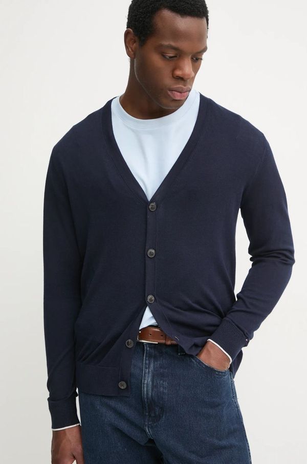 Tommy Hilfiger Jopica Tommy Hilfiger moška, mornarsko modra barva, MW0MW37428