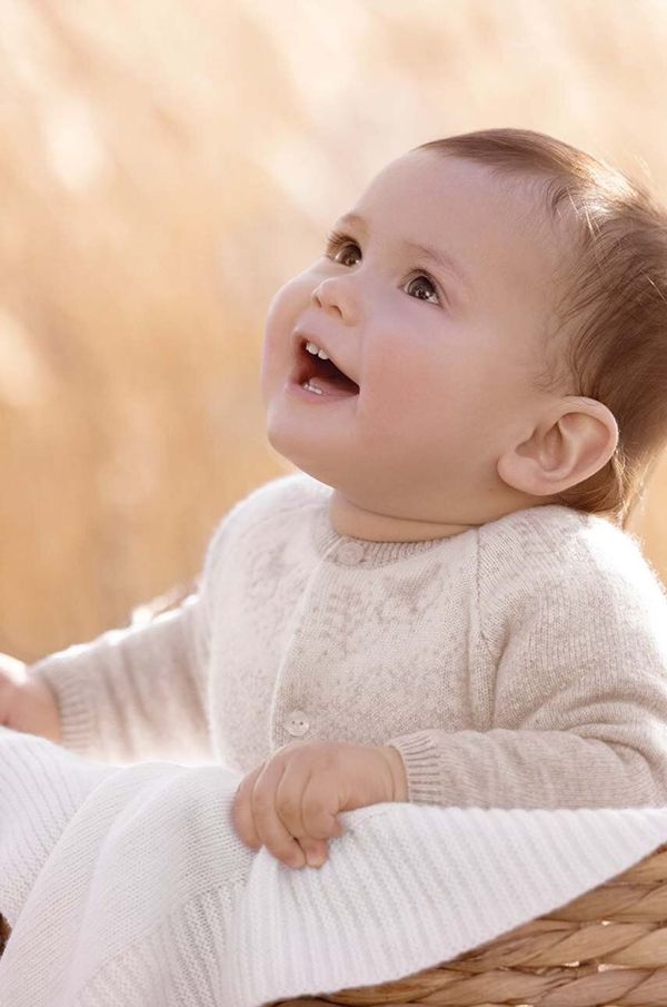 TARTINE ET CHOCOLAT Jopica za dojenčka Tartine et Chocolat bež barva, TZ18010