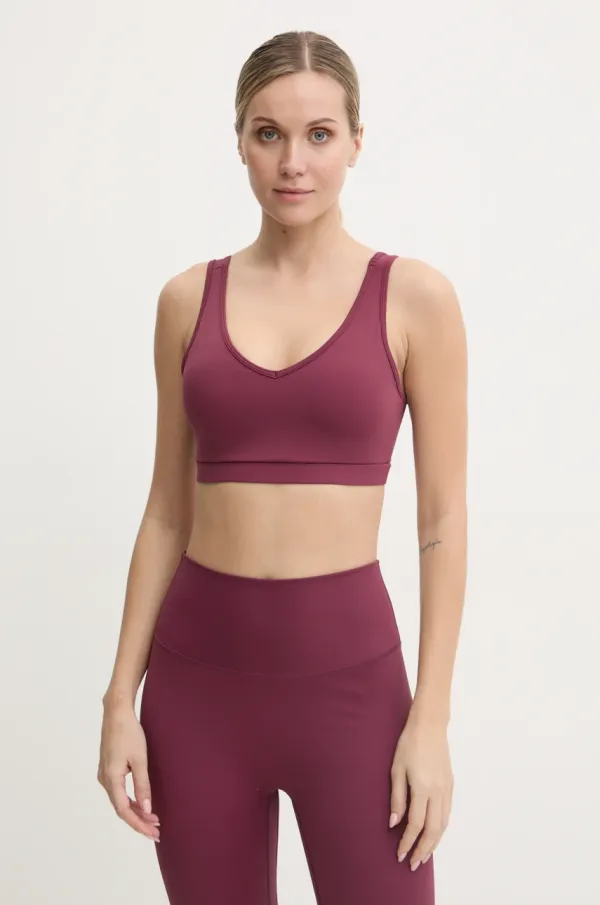 JOYINME JOYINME modrček za jogo Control bordo barva, gladkek material, Control