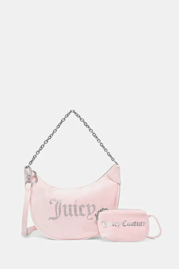Juicy Couture Juicy Couture crescent torbica ženska velurasta Kimberly