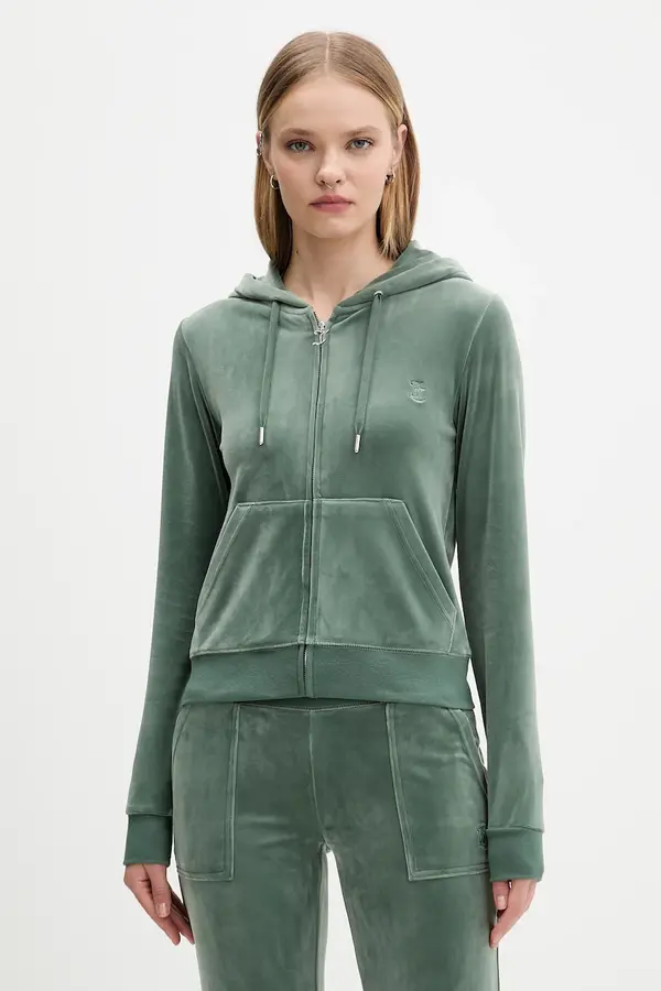 Juicy Couture Juicy Couture jopica s kapuco ženska bombažna ROBERTSON CLASS