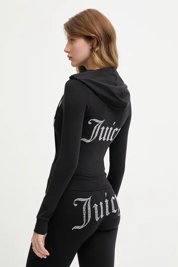 Juicy Couture Juicy Couture jopica ženska z bombažem OOLA HOODIE