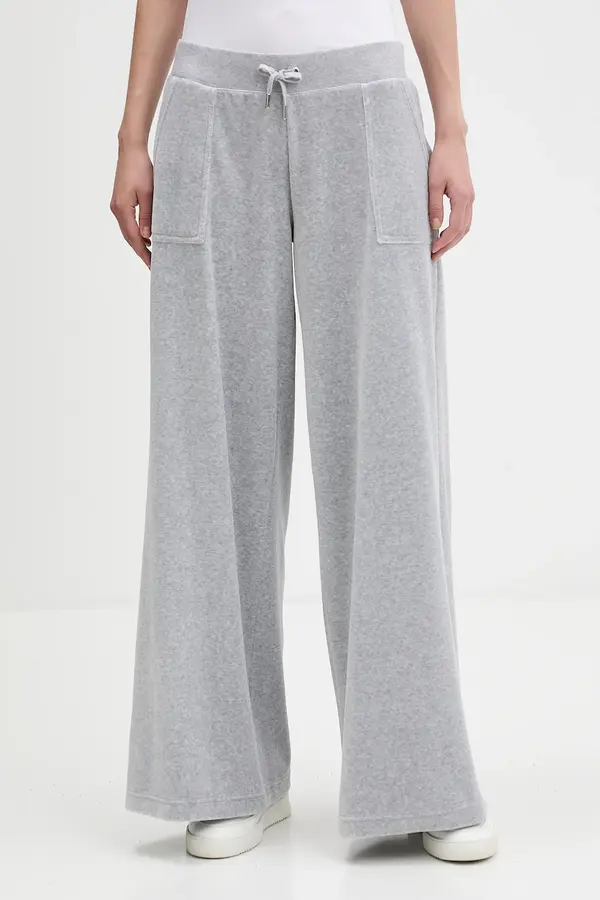 Juicy Couture Juicy Couture ženske bombažne YUKA WIDE LEG