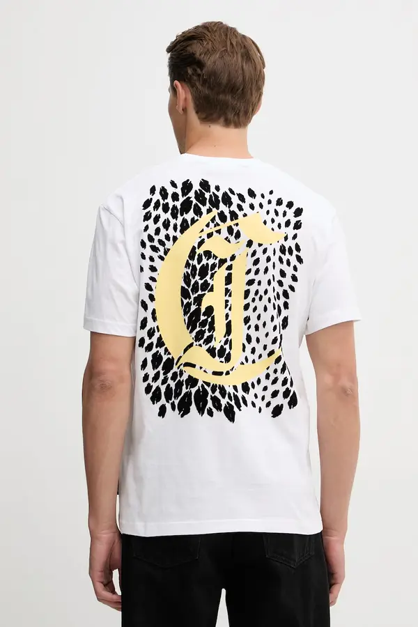Just Cavalli Just Cavalli Bombažna kratka majica Just Cavalli