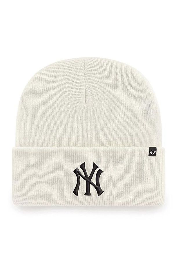 47 brand Kapa 47 brand MLB New York Yankees bež barva, B-HYMKR17ACE-NTD