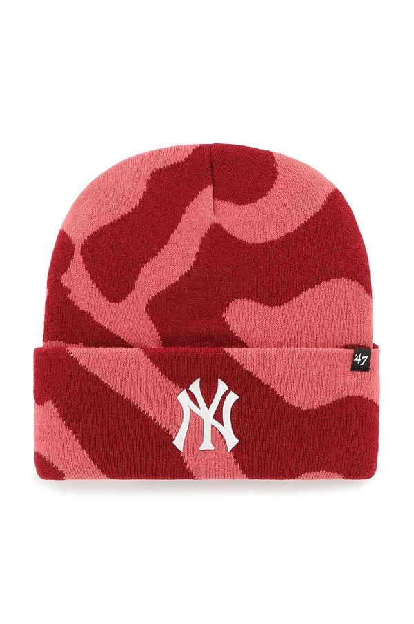 47 brand Kapa 47 brand MLB New York Yankees rdeča barva, B-FRFMK17ACE-IR