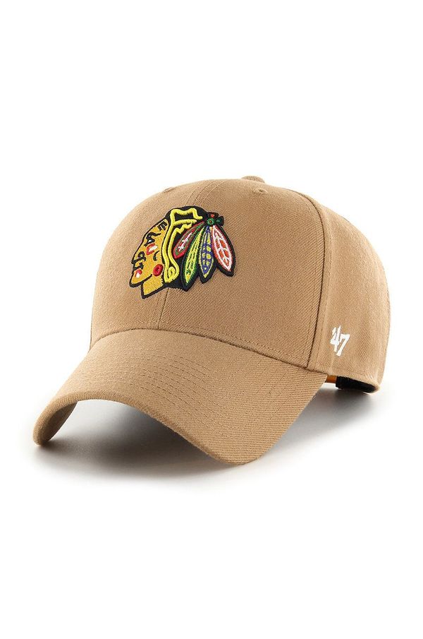 47brand Kapa 47brand Chicago Blackhawks rjava barva
