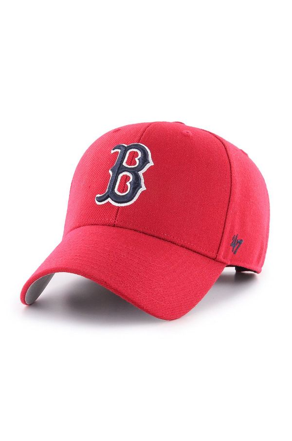 47brand Kapa 47brand MLB Boston Red Socks rdeča barva
