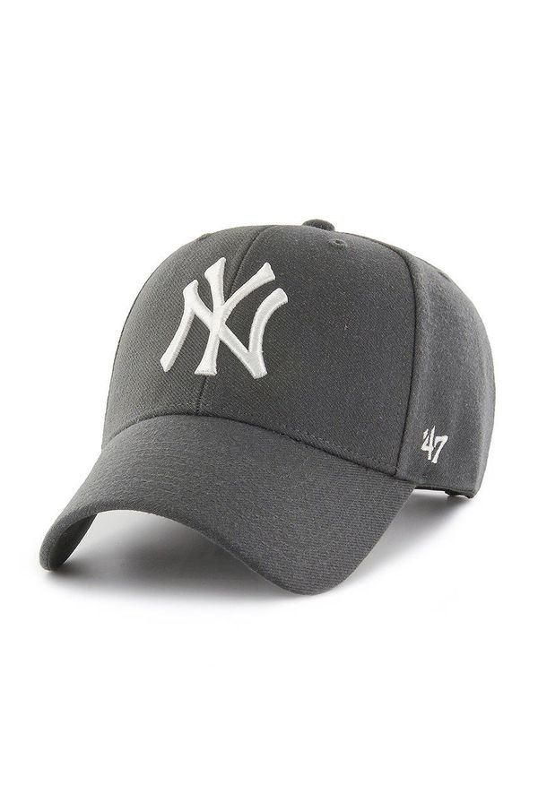 47brand Kapa 47brand MLB New York Yankees siva barva