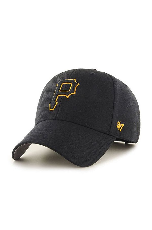 47brand Kapa 47brand MLB Pittsburgh Pirates črna barva