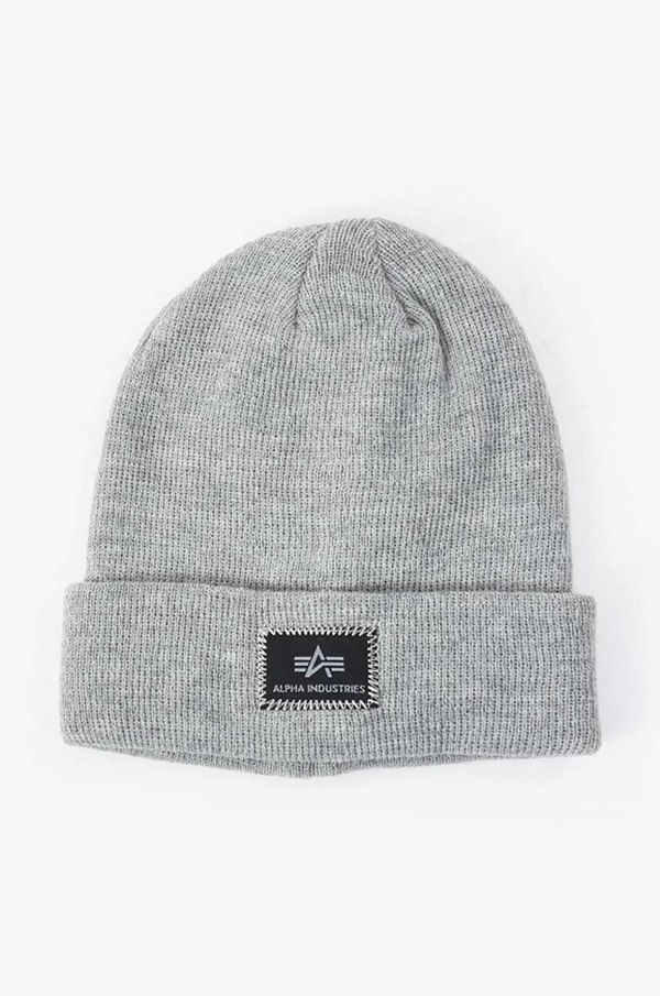 Alpha Industries Kapa Alpha Industries X-Fit Beanie siva barva