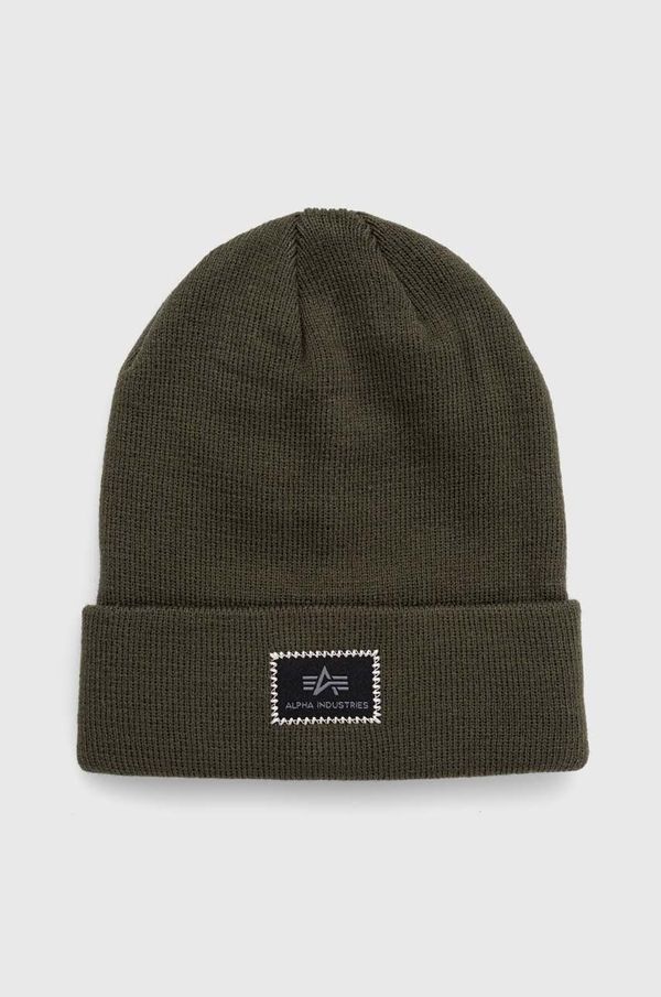 Alpha Industries Kapa Alpha Industries X-Fit Beanie zelena barva, 168905.257