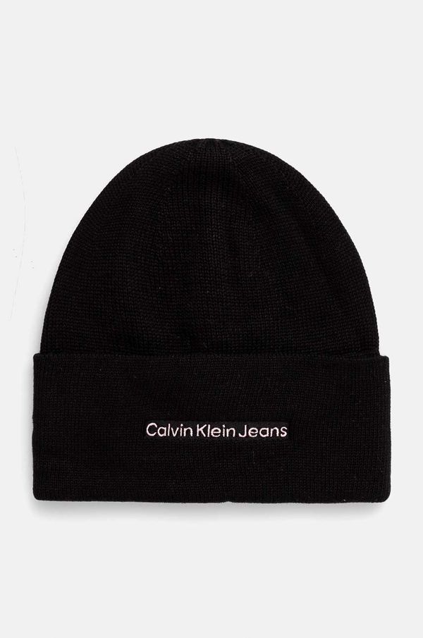 Calvin Klein Jeans Kapa Calvin Klein Jeans črna barva, K60K612651