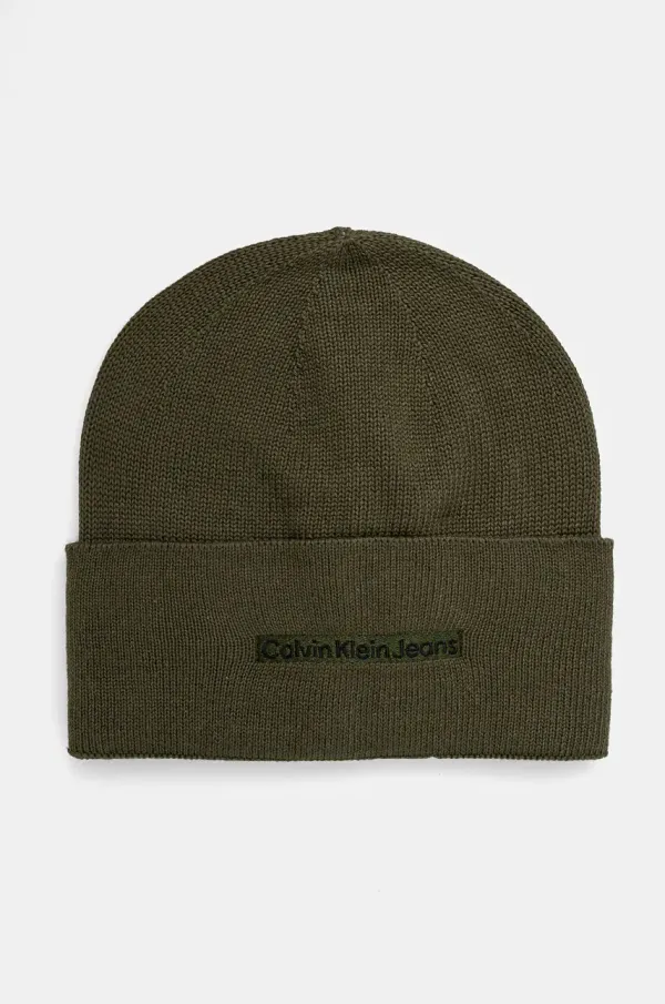 Calvin Klein Jeans Kapa Calvin Klein Jeans zelena barva, K50K512452