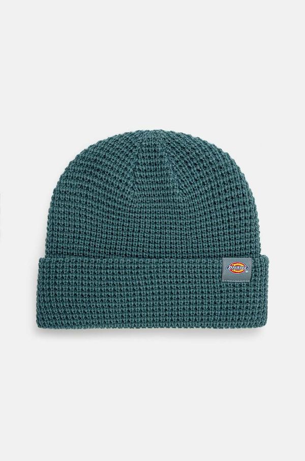 Dickies Kapa Dickies Woodworth Waffle Beanie zelena barva, DK0A4XFD