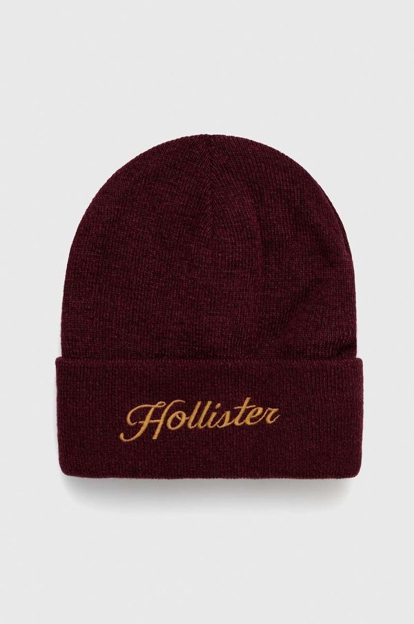 Hollister Co. Kapa Hollister Co. bordo barva,