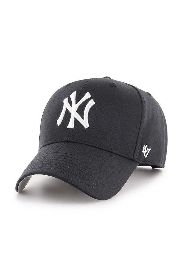 47brand Kapa iz mešanice volne 47brand MLB New York Yankees črna barva