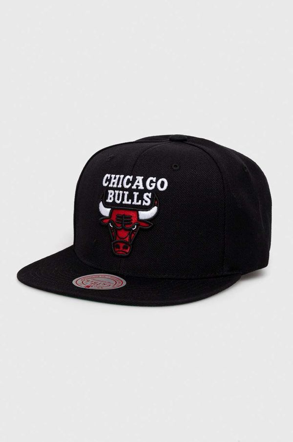Mitchell&Ness Kapa iz mešanice volne Mitchell&Ness Chicago Bulls črna barva