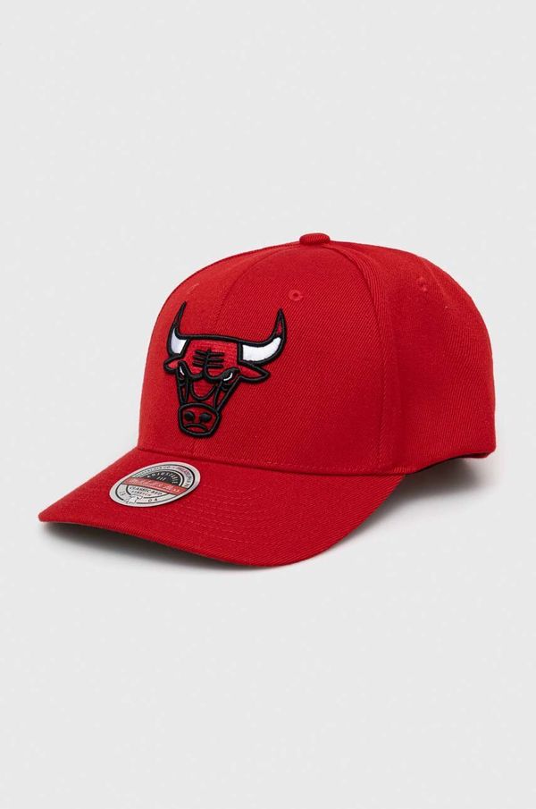 Mitchell&Ness Kapa iz mešanice volne Mitchell&Ness Chicago Bulls rdeča barva