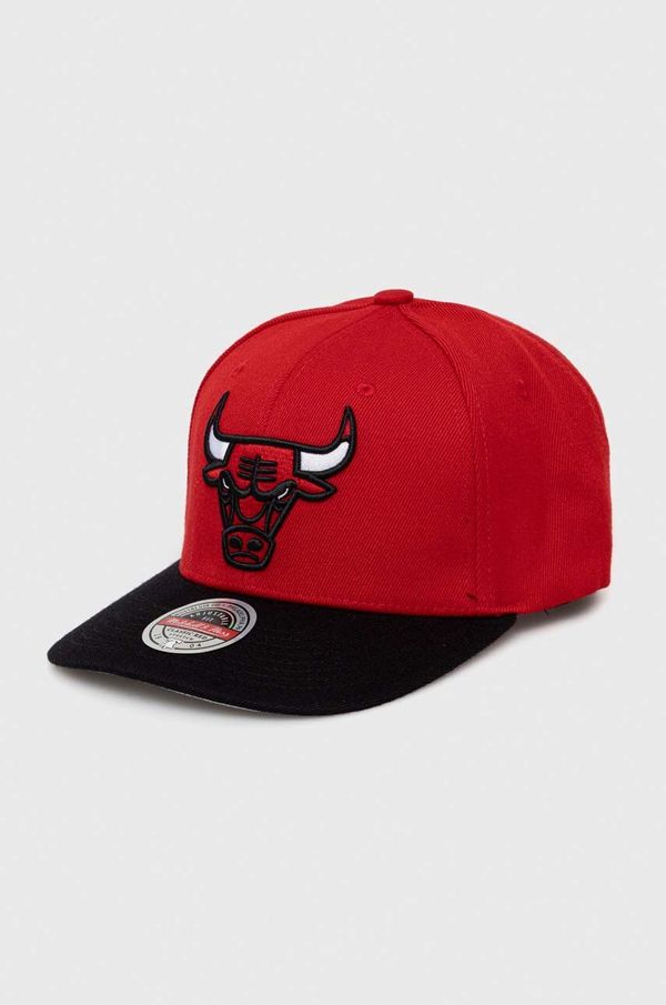 Mitchell&Ness Kapa iz mešanice volne Mitchell&Ness Chicago Bulls rdeča barva