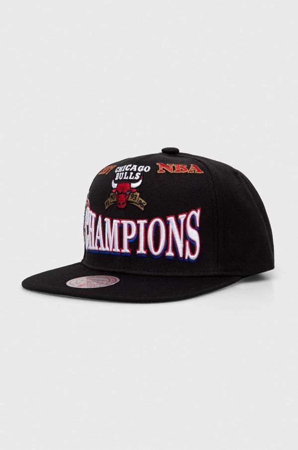 Mitchell&Ness Kapa iz mešanice volne Mitchell&Ness črna barva