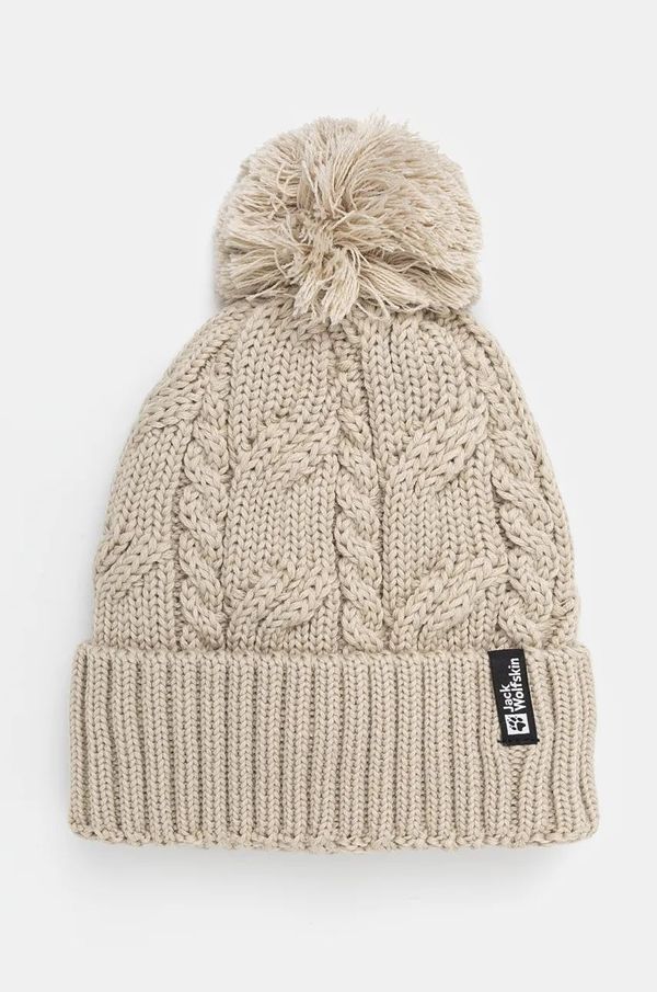 Jack Wolfskin Kapa Jack Wolfskin Pompom siva barva