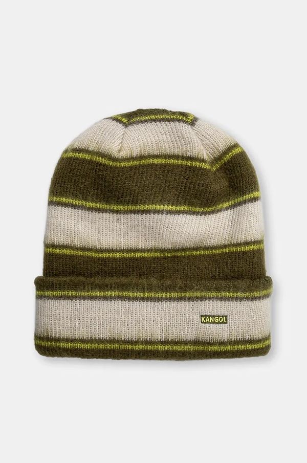 Kangol Kapa Kangol FUZZY STRIPE zelena barva, K3725.SK301