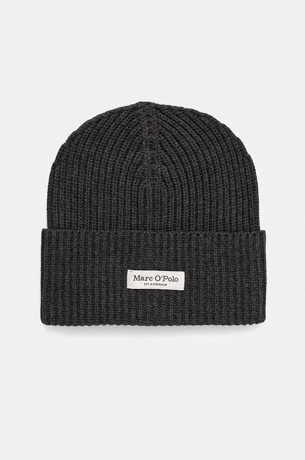 Marc O'Polo Kapa Marc O'Polo siva barva, 409605901141