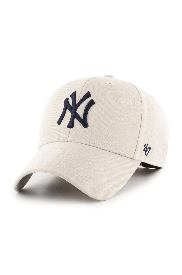 47brand Kapa na šilt 47brand MLB New York Yankees rumena barva