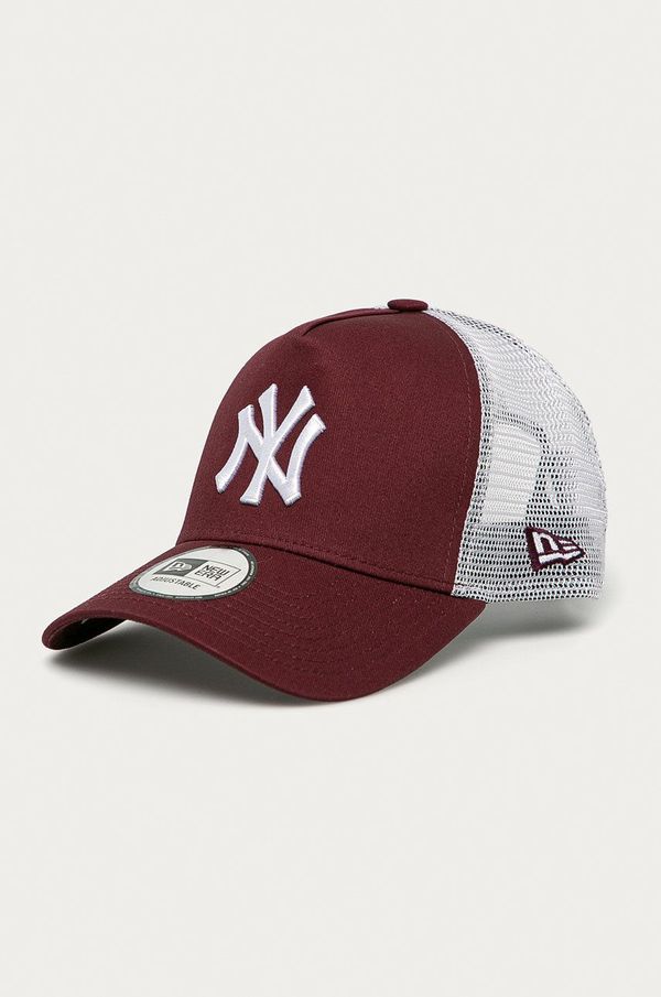 New Era Kapa na šilt New Era bordo barva