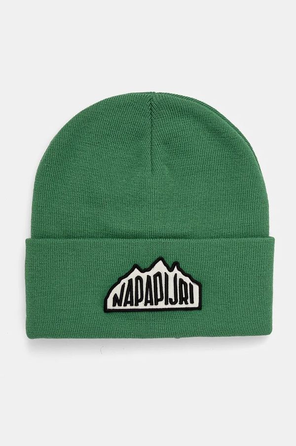 Napapijri Kapa Napapijri F-Mountain 2 zelena barva, NP0A4HXLG1T1