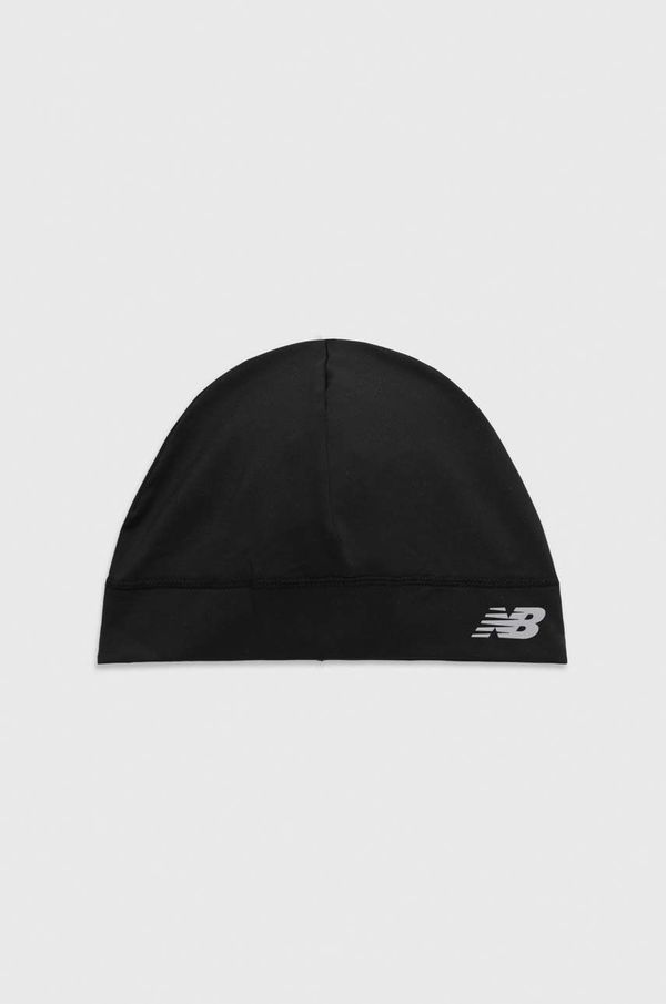 New Balance Kapa New Balance črna barva,