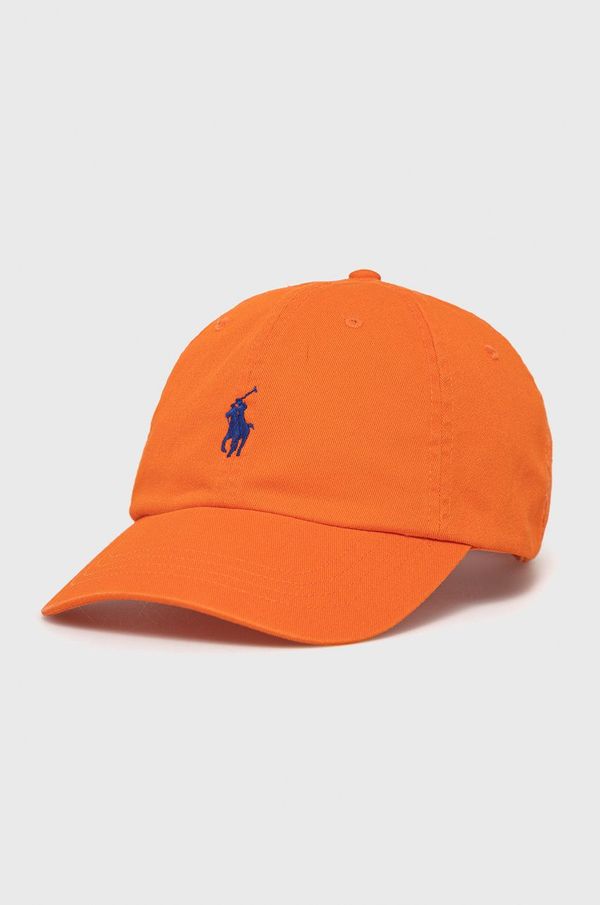 Polo Ralph Lauren Kapa Polo Ralph Lauren oranžna barva