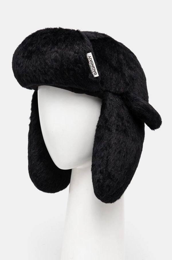 RUSLAN BAGINSKIY Kapa Ruslan Baginskiy črna barva, AVIH033-P-FF-FLT